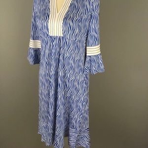 Lilly Pulitzer Small Blue White Seagrass Dress